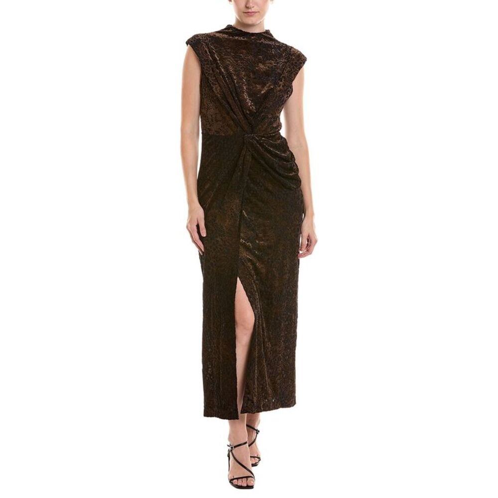 Taylor Womens  Midi Dress, Black